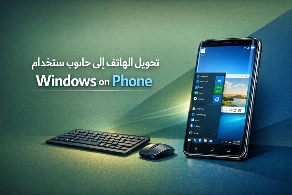 تحويل الهاتف إلى حاسوب باستخدام Windows on Phone
