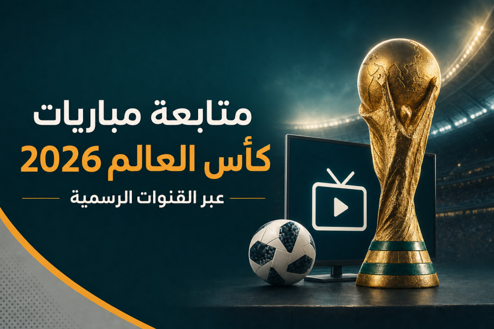 متابعة مباريات كأس العالم 2026 عبر القنوات الرسمية