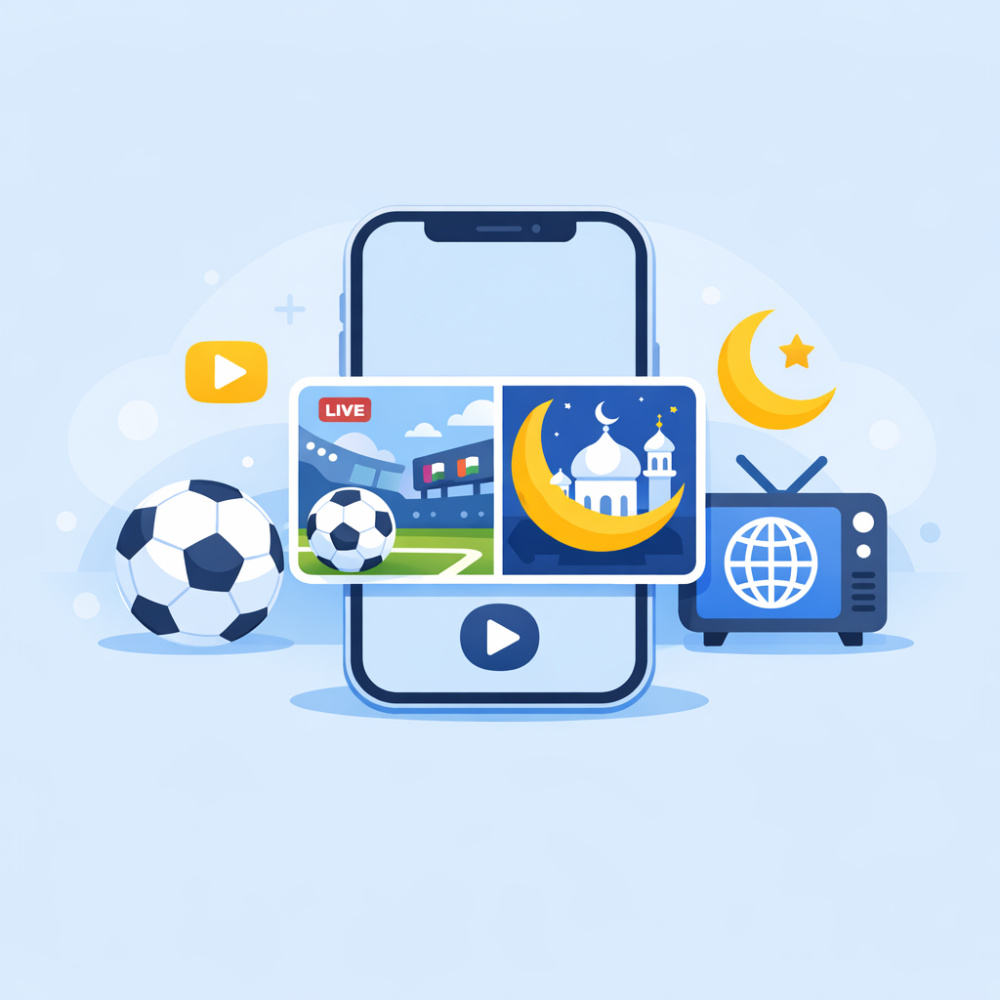 استمتع بمشاهدة المباريات والمسلسلات مع تطبيق Rodjo Black