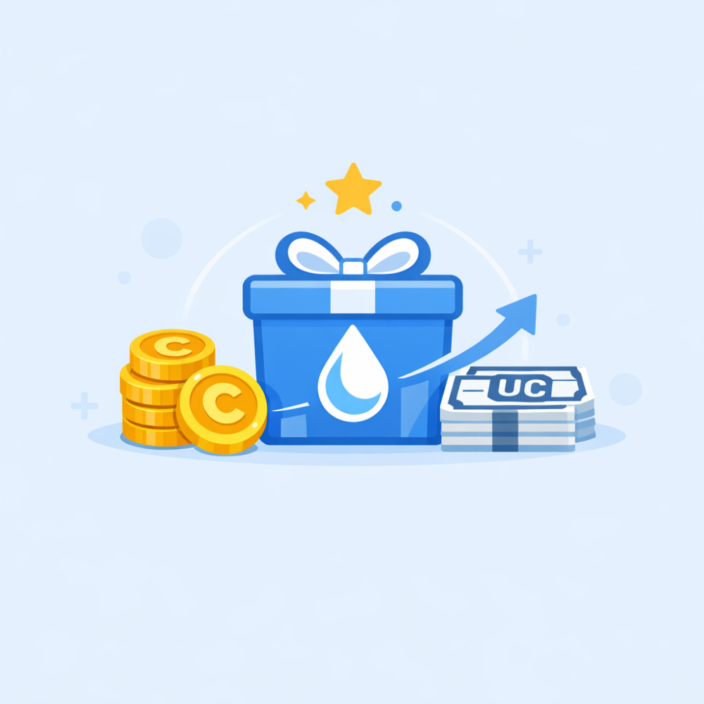 تطبيق Gift Water: طريقة مبتكرة لكسب النقاط واستبدالها بشدات وكوينز