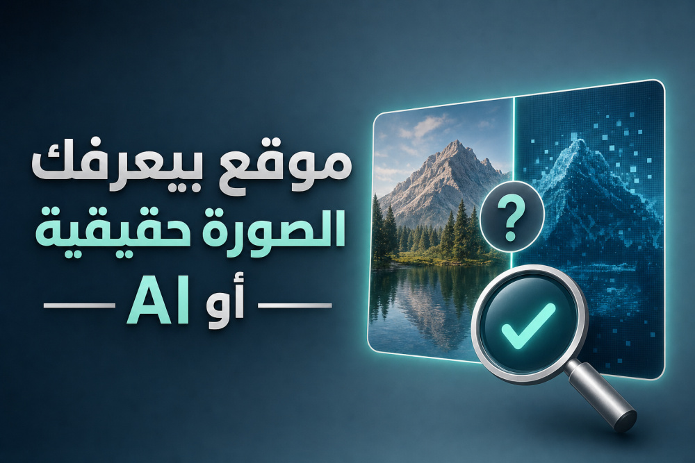 موقع بيعرفك الصورة حقيقية أو AI
