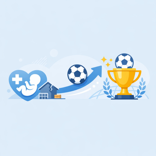 كريستيانو رونالدو: من الموت إلى أعظم لاعب في التاريخ