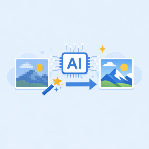 كيفية تحويل صورة إلى صورة عالية الجودة باستخدام الذكاء الاصطناعي