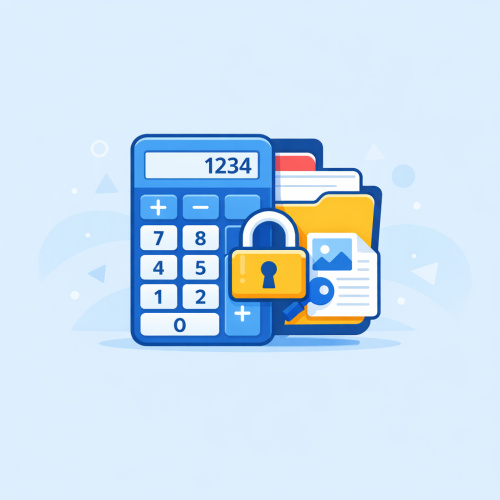 تطبيق إخفاء الملفات: آلة حاسبة سرية لحماية بياناتك