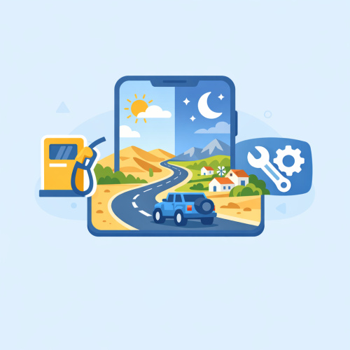 استمتع بتجربة محاكي السفر الطويل للجوال - قيادة مفتوحة بلا حدود