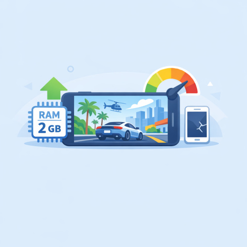 GTA V على أندرويد: استمتع بلعبة الأكشن على الهواتف القوية والضعيفة