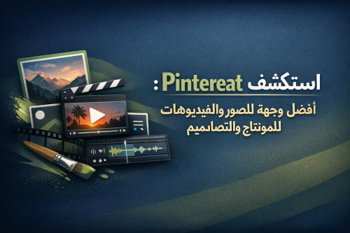 استكشف تطبيق Pintereat: أفضل وجهة للصور والفيديوهات للمونتاج والتصاميم