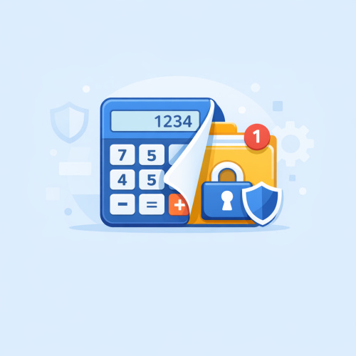 تطبيق إخفاء الملفات المتنكر في زي الآلة الحاسبة: أمان متقدم وسهولة الاستخدام