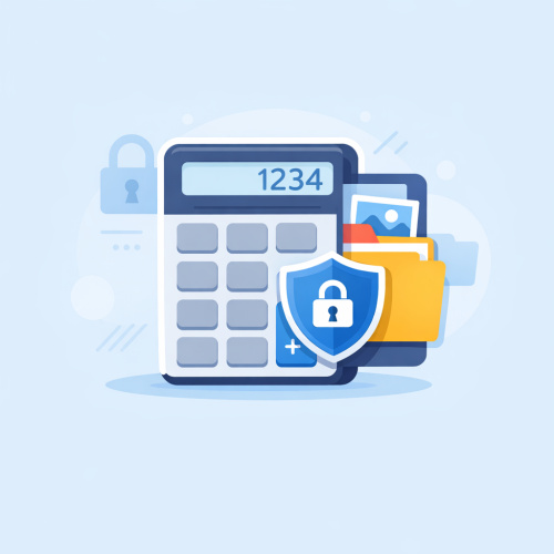 تطبيق إخفاء الملفات المتنكر في زي الآلة الحاسبة: أمان وسرية غير مسبوقة