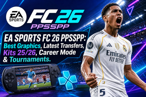 EA SPORTS FC 26 PPSSPP: Best Graphics, Latest Transfers, Kits 25/26, Career Mode & Tournaments