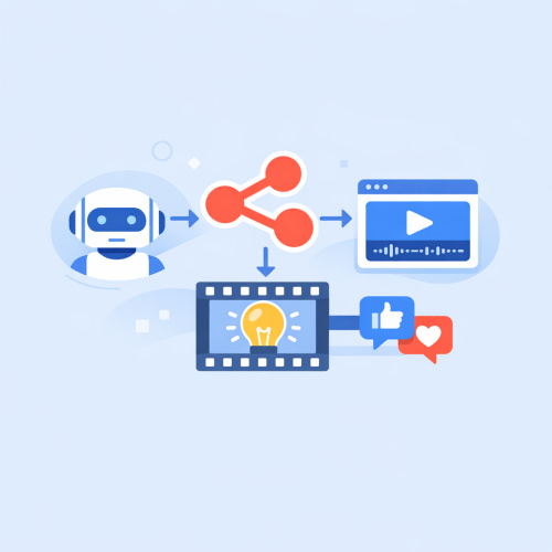 تعلم اوتوميشن n8n لإنشاء فيديوهات الذكاء الاصطناعي ونشرها على وسائل التواصل الاجتماعي