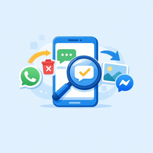 WAMR: التطبيق الأفضل لكشف الرسائل المحذوفة في واتساب ومسنجر