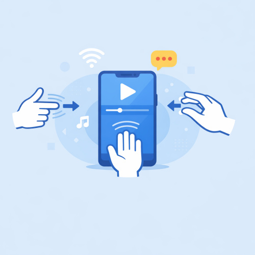 استعراض تطبيق Spatial Touch: تحكم سحري بشاشة هاتفك بإيماءات اليد