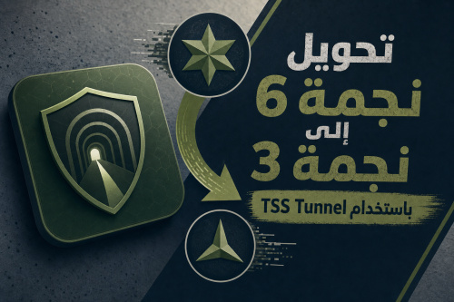 تحويل نجمة 6 إلى نجمة 3 باستخدام TSS Tunnel
