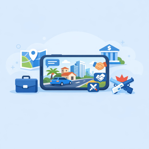 استمتع بتجربة لعبة Grand Mobile: RP Life Simulator على هاتفك الذكي