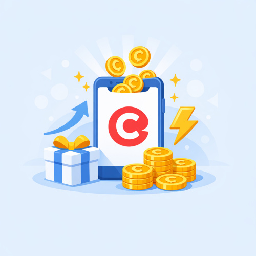 استمتع بشحن الكوينز مجانًا مع تطبيق Cashzine