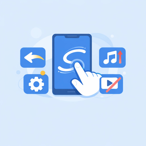 تحكم في هاتفك برسومات الأصابع مع تطبيق Gesture