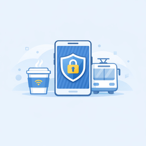 تطبيق منع المتطفلين: حماية خصوصيتك في المقهى ووسائل النقل العامة