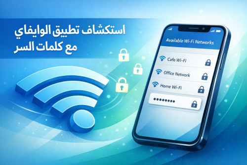 استكشاف تطبيق الوايفاي القريب مع كلمات السر