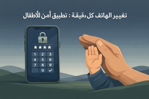 تغيير كود الهاتف كل دقيقة: تطبيق آمن للأطفال
