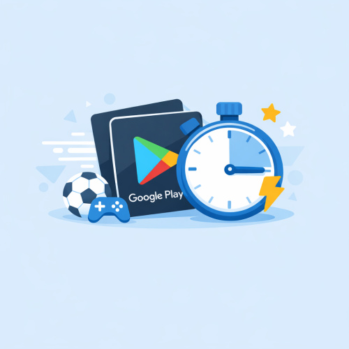 الحصول على بطاقات لاعبين غوغل بلاي في أقل من 3 دقائق