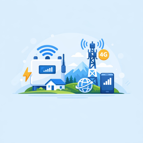 تعزيز إشارة الإنترنت مع 4gforcer: الحل الأمثل للمناطق المعزولة