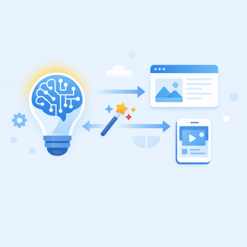 استكشف أول منصة عربية لتحويل أفكارك إلى مواقع وتطبيقات