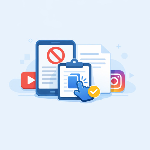 Universal Copy: الحل الأمثل لنسخ النصوص من التطبيقات المحظورة