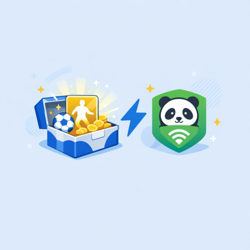 فتح باكات بيس موبايل بسهولة مع تطبيق PandaVPN Lite