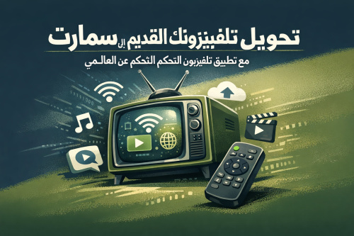 تحويل تلفزيونك القديم إلى سمارت مع تطبيق تلفزيون التحكم عن بعد العالمي