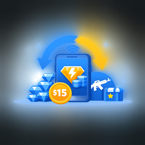 شحن جواهر فري فاير عبر UgPhone: الطريقة الأسرع والأكثر أماناً