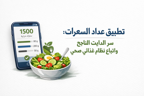 تطبيق عداد السعرات: سر الدايت الناجح واتباع نظام غذائي صحي