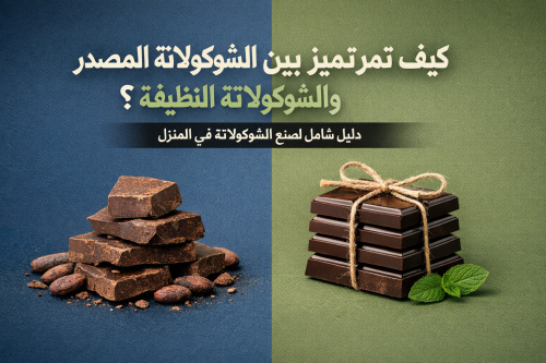 كيف تميز بين الشوكولاتة مجهولة المصدر والشوكولاتة النظيفة؟ دليل شامل لصنع الشوكولاتة في المنزل
