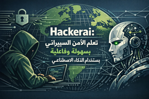 Hackerai: تعلم الأمن السيبراني بسهولة وفاعلية باستخدام الذكاء الاصطناعي