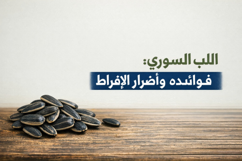 اللب السوري: فوائده وأضرار الإفراط