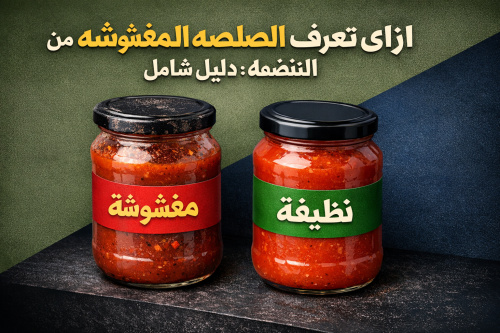 ازاي تعرف الصلصه المغشوشه من الصلصه النظيفه: دليل شامل
