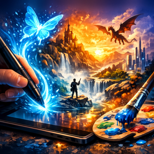 أداة الرسم الرقمي المثالية للفنانين