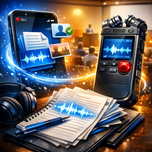 أفضل وسيلة لتسجيل وتفريغ المحاضرات بدقة وفعالية