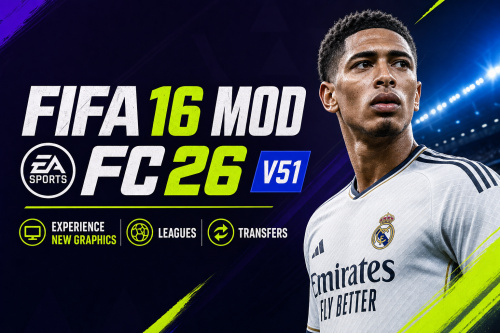 FIFA 16 MOD EA SPORTS FC 26 V51: Experience New Graphics, Leagues, and Transfers