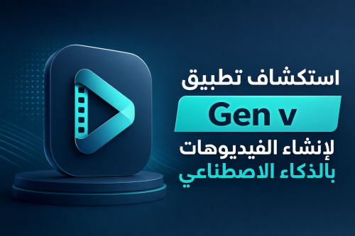 استكشاف تطبيق Gen v لإنشاء الفيديوهات بالذكاء الاصطناعي