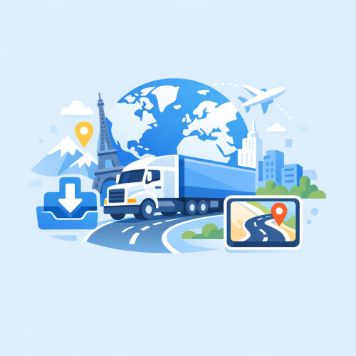 تحميل محاكي الشاحنات والسفر حول العالم - تجربة قيادة فريدة