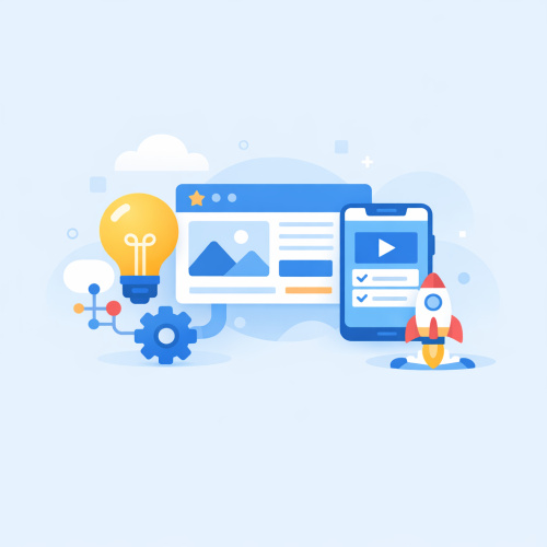 أول منصة عربية لتحويل أفكارك إلى مواقع وتطبيقات - Stunning