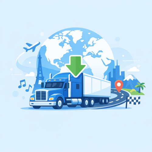 تحميل محاكي الشاحنات والسفر حول العالم - تجربة واقعية رائعة ✅