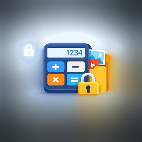 تطبيق إخفاء الملفات المتنكر في زي الآلة الحاسبة: الأمان والخصوصية في متناول يدك