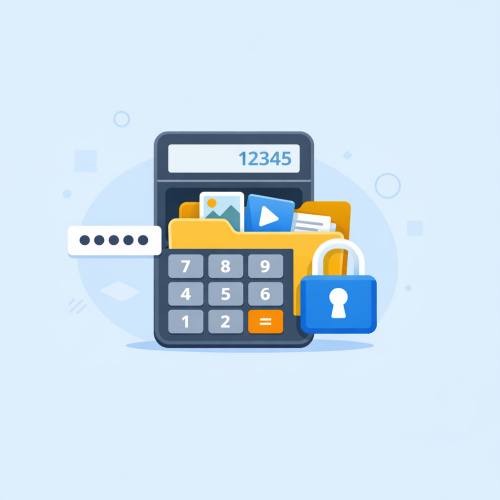 تطبيق إخفاء الملفات: احمِ خصوصيتك مع آلة حاسبة سرية