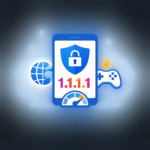 افضل تطبيق VPN للهواتف: 1.1.1.1