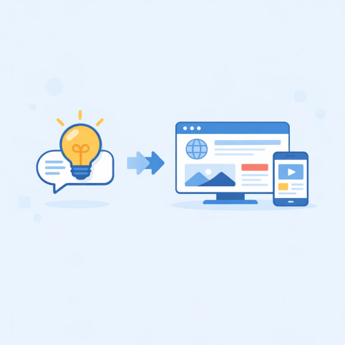 أول منصة عربية لتحويل أفكارك إلى مواقع وتطبيقات – ابدأ رحلتك اليوم!