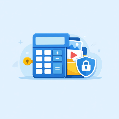 تطبيق إخفاء الملفات: الآلة الحاسبة السرية لتأمين بياناتك