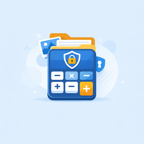 تطبيق إخفاء الملفات المتنكر في زي الآلة الحاسبة: أمان وخصوصية لا مثيل له