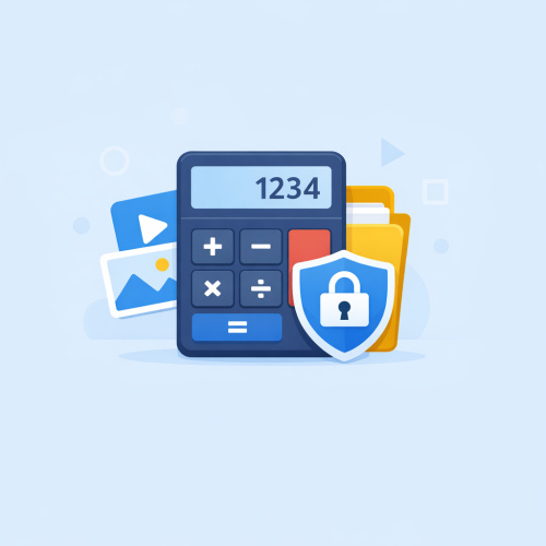 تطبيق إخفاء الملفات المتنكر في زي الآلة الحاسبة: حماية وخصوصية في متناول يدك